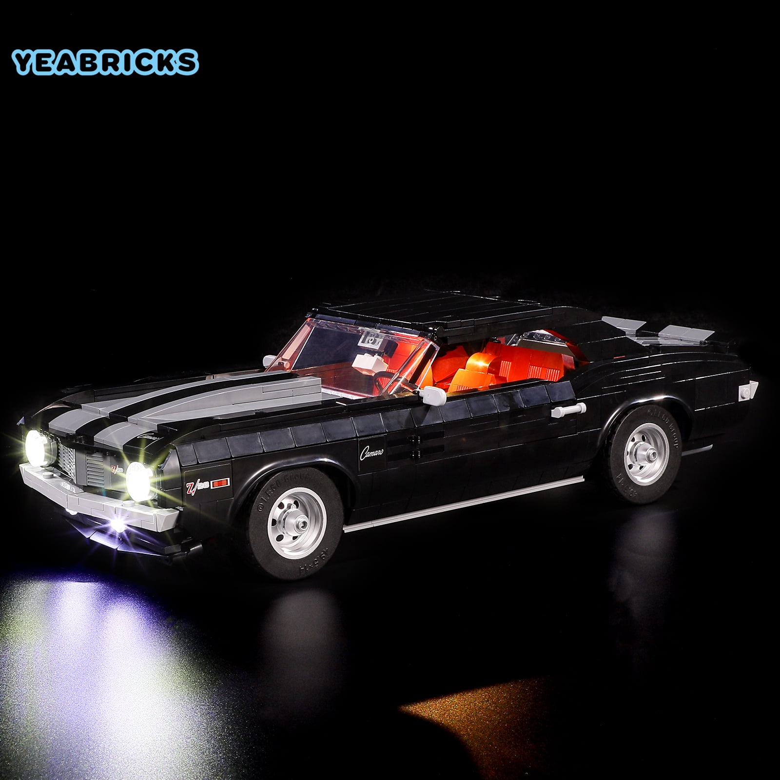 YEABRICKS LED Lighting Kit Compatible with Legos Chevrolet Camaro Z28