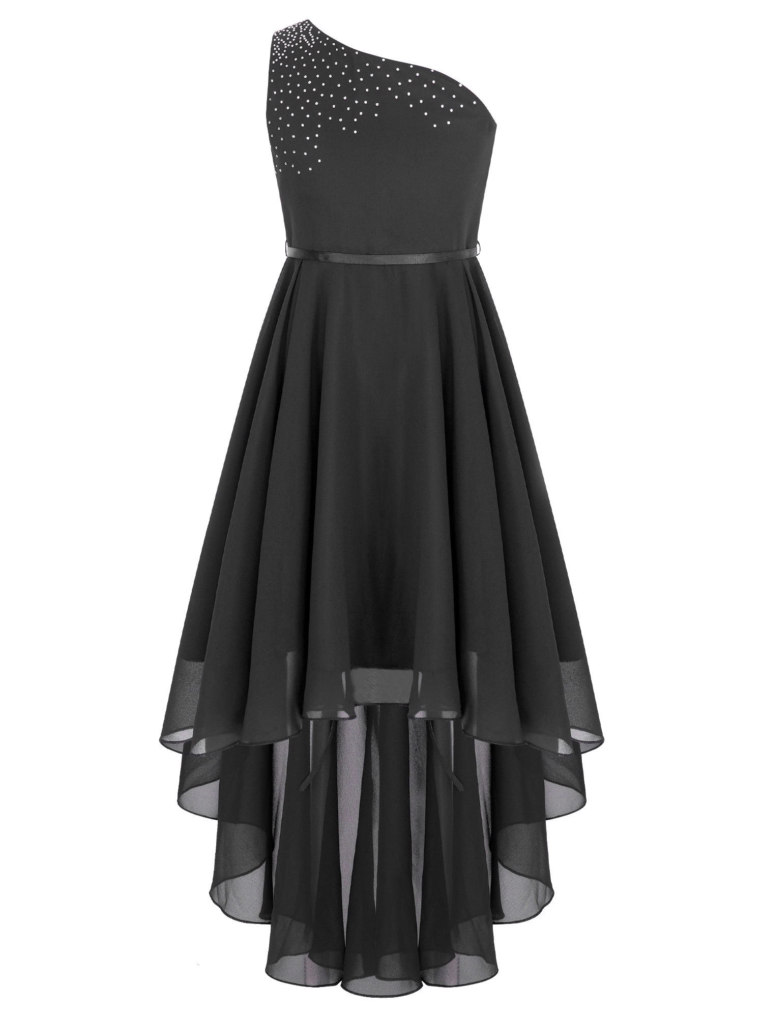 sachin and babi light blue dress Black Satin Chiffon Sheath/Column One Shoulder Short/Mini Little Black