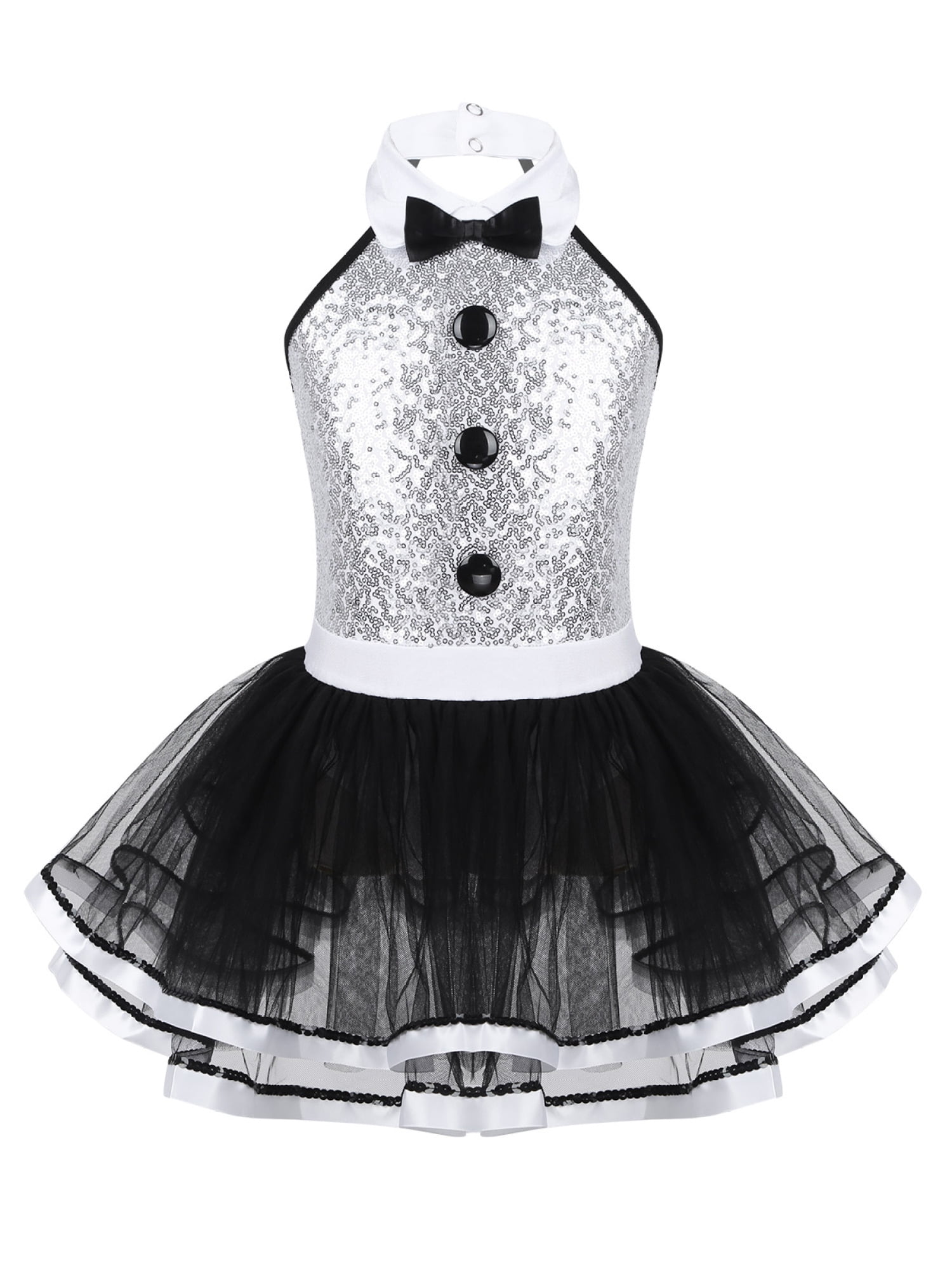 Girls Ringmaster Halloween Costume - Complete Set With Dress, Headband, Bowtie & Gloves