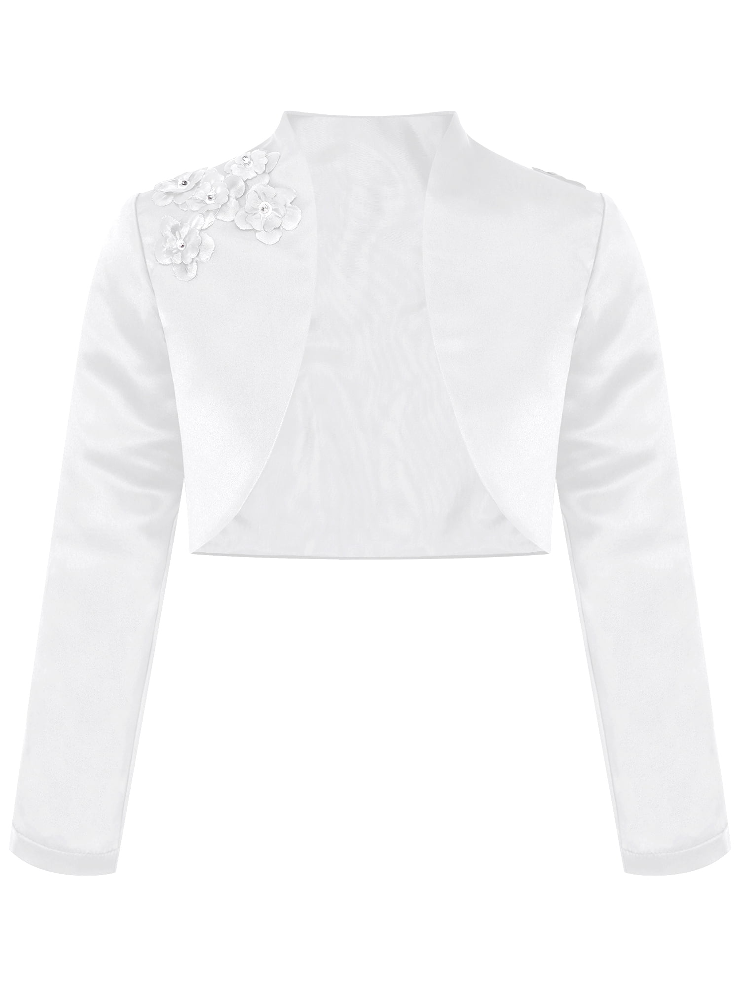 MCieloLuna Flower Girl Dresses For Wedding Bow-Knot Elegant Satin Princess First Communion Dresses 1381914