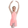 thumbnail image 1 of YEAHDOR Kids Girls Lyrical Skating Dance Costume Sleeveless Shiny Rhinestone Flowy Gymnastics Leotard Dress Pink 8, 1 of 7