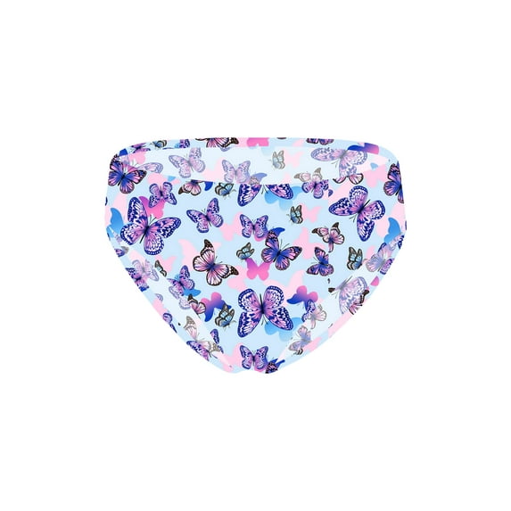 YEAHDOR Kids Girls Solid Color Swim Shorts Beach Bathing Suit Underpants Swimwear Shorts Butterfly 12
