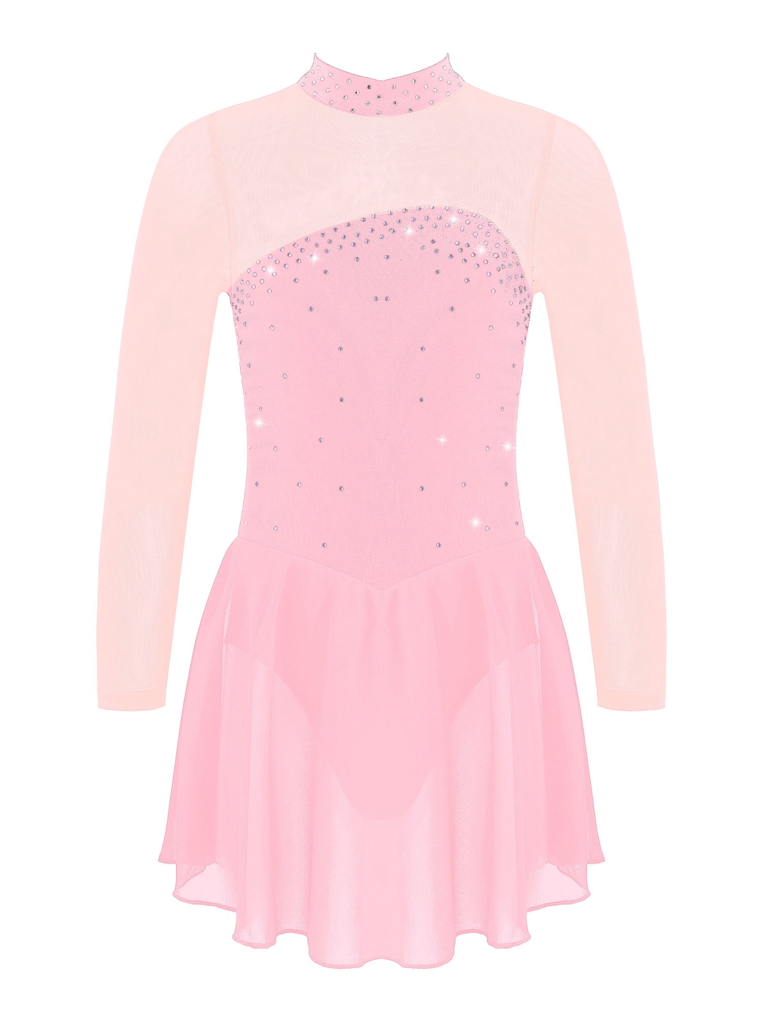 chinese dress ladies Roaring 20's Pink Flapper Figure Skating Dress by Tania Bass Adult Medium