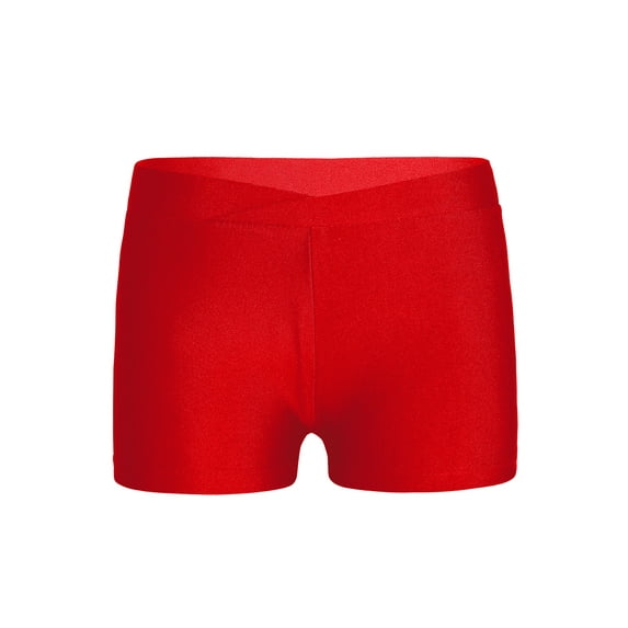 YEAHDOR Kids Girls Toddlers Ballet Dance Shorts Gymnastics Athletic Biker Cycling Shorts Red 3XL