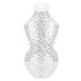 thumbnail image 1 of YEAHDOR Kids Gymnastics Leotards Girls Sleeveless Shiny Sequins Cutout Back Ballet Bodysuit Athletic Jumpsuit White 12, 1 of 7