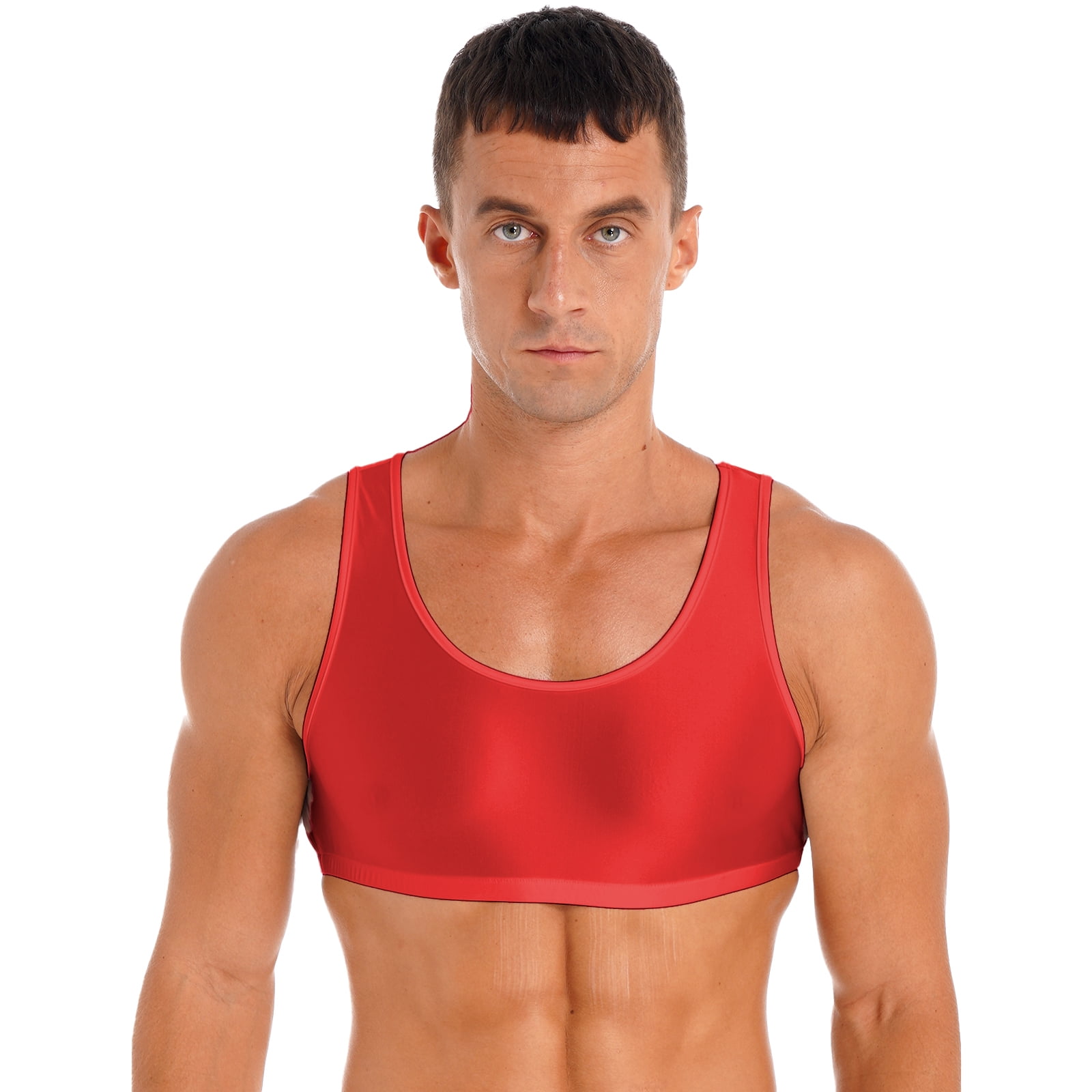 cropped gym singlet