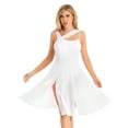 thumbnail image 1 of YEAHDOR Womens Single Strap Leotard Dance Costume Lyrical Contemporary Dance Dress, 1 of 6