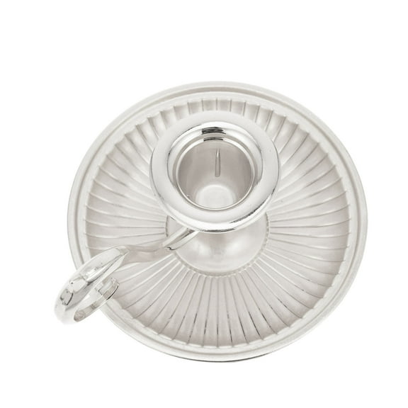 YEAHIBABY Silver Metal Taper Candle Holder Decorative Candle Stand for Tabletop and Party