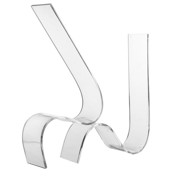 YEAHIBABY Transparent Acrylic Shoe Display Shelf Simple and Generous for Decoration Use 2Pcs