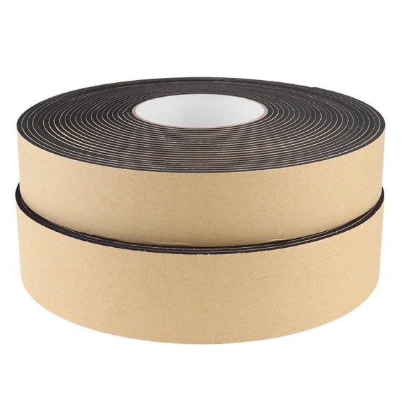 YEAHIBABY Eva Tape Black Home Use Single-Side Adhesive Sponge Pad Sound Insulation