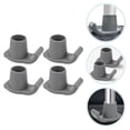 thumbnail image 1 of YEAHIBABY glide pads for walker Walker Ski Glides PP Silver Walking Device Tips Shockproof 4pcs, 1 of 8