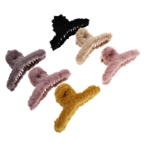 YEAHIBABY 6Pcs Kawaii Hair Accessories Shark Clip Assorted Color for Women Holidays