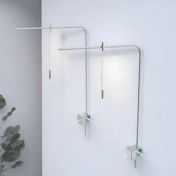 YEAHIBABY Silver Aluminum Fish Tank Light Rack, Adjustable, Perfect Gift for Fish Lovers 1Set