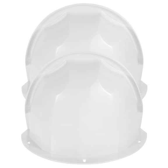 YEAHIBABY Security Camera Protector 2Pcs Camera Protector Cover ABS White Weatherproof for Various Outdoor Scenes