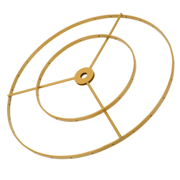 YEAHIBABY Hanging Frame Ceiling E27 Chandelier Frame Iron Golden 1Set for Home Decoration