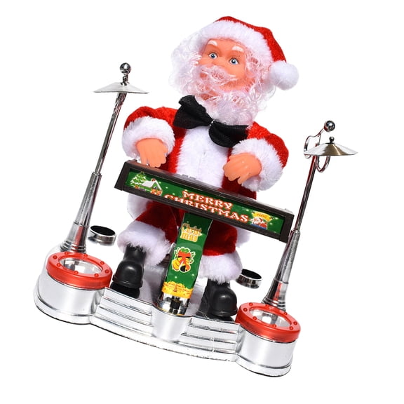 YEAHIBABY Assorted Color Santa Claus Musical Decoration Battery Operated Holiday Figurine