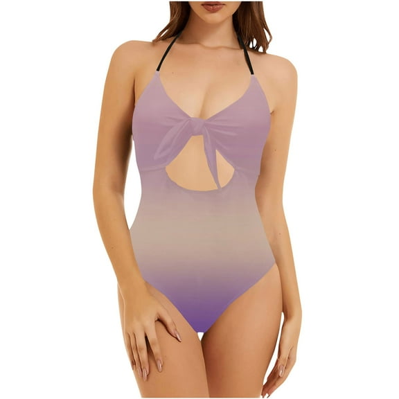 YEAHITCH Bodysuit Swimsuit,Juniors Swimwear,Swimwear Clearance,One-Piece,High WaistRose Gold,XL (US:10)