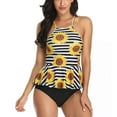 thumbnail image 1 of YEAHITCH New Swimwear,New Swimwear,Swimwear Sale,Two-Piece Sets,Off-the-Shoulder,High WaistYellow,M, 1 of 1