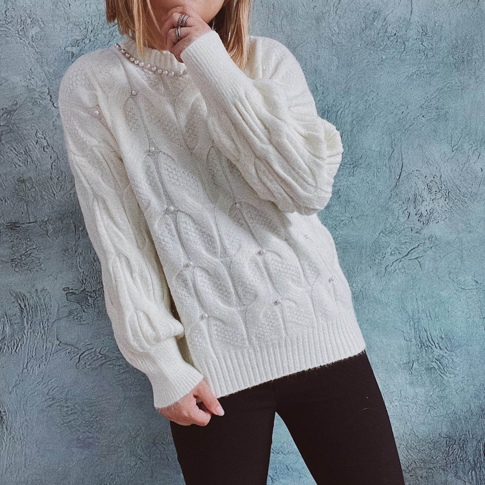 YEAHITCH Sweaters To Wear With Leggings Pullover Christmas Sweaters For