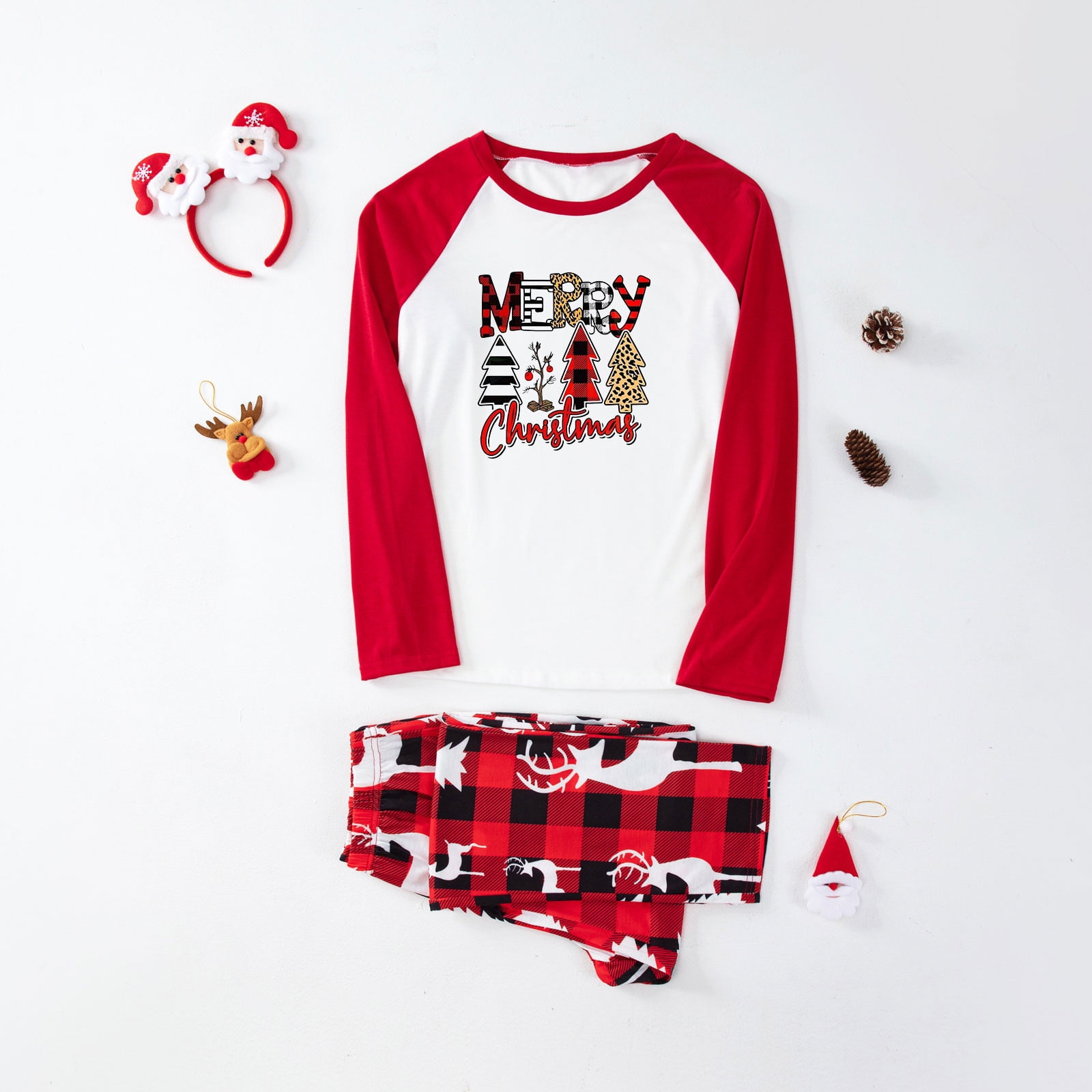 Womens Plus Size Christmas Pajamas 