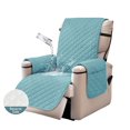 thumbnail image 1 of YEAHMART Recliner Sofa Slipcover Reversible Sofa Cover Water Resistant Couch Cover Furniture Protector with Elastic Straps for Pets Kids Children Dog Cat, Blue, 1 of 6