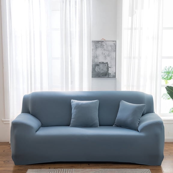 YEAHOME Stretch 1 Seater Sofa Slipcover 1-Piece Sofa Cover Furniture Protector Couch Soft with Elastic Bottom for Kids