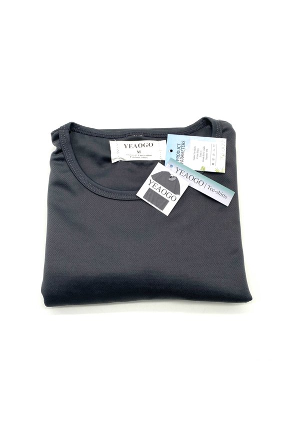 Tee-shirts Black Pure-Cotton Tee-Shirts in Size M, Minimal, Breathable for Everyday Use and Leisure Activities