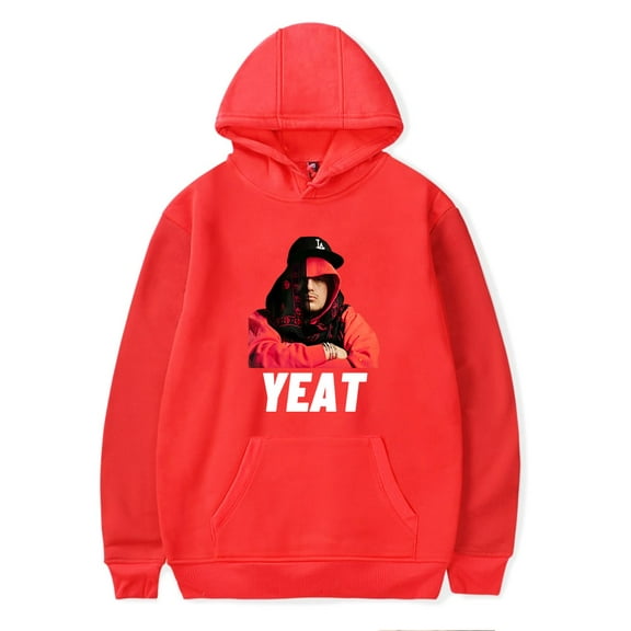 YEAT Classic Merch Hoodie Men's Hip Hop Printing Pullover Hooded Sweatshirts