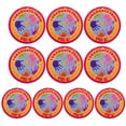 YEAUEME 10Pcs Kindergarten Graduation Medals Cute Rubber Award Medals