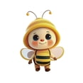thumbnail image 1 of YEAUEME Acrylic Bee Hanging Decoration Single Side Printed Little Bee Ornament Car Rearview Mirror Keychain Pendant Home Decoration Birthday Gift, 1 of 7