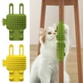 YEAUEME Cat Massage Brush Corner Scratcher Comb Stress Relief Hair Removal Soft Silicone Teeth