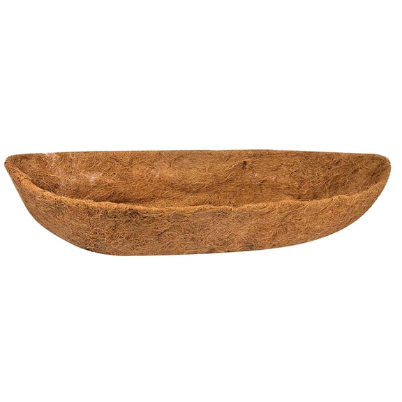 YEAUEME Coco Coir Liner, 36/48-Inch Rectangle, Breathable Coconut Fiber Plant Basket Insert