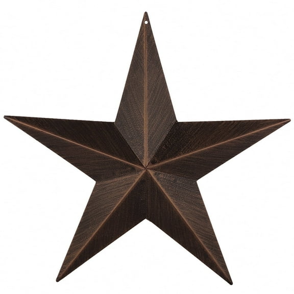 YEBEI 12-inch Rustic Barn Star Antique Primitive Iron Star Ornament Decor 3D for Vintage Home Farmhouse Wall Decor