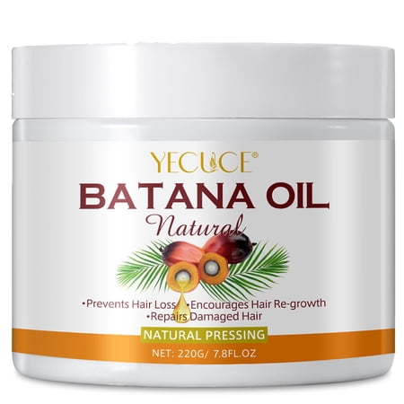 YECUCE Batana Hair Oil for Women & Men - 100% Pure and Natural - Repair Damage Hair - Restore Hair Health, 220g/7.8FLOZ