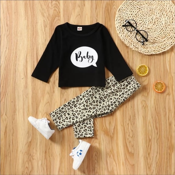 YEEDISON New Todder Girls Clothes Autumn Winter Toddler Dinosaur Printed Long Sleeve Hoodies+Pants Children Sets Kids Boys Girl Outfit for 0-12M