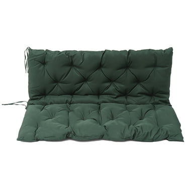 YEERSWAG 2/3 Seater 47x39x3.9/59x39x3.9 inch Non Slip Anti-fading Waterproof Bench Swing Seat Cushion,Garden Patio Furniture Chair Pad Backrest Mat,Outdoor Chair Cushion