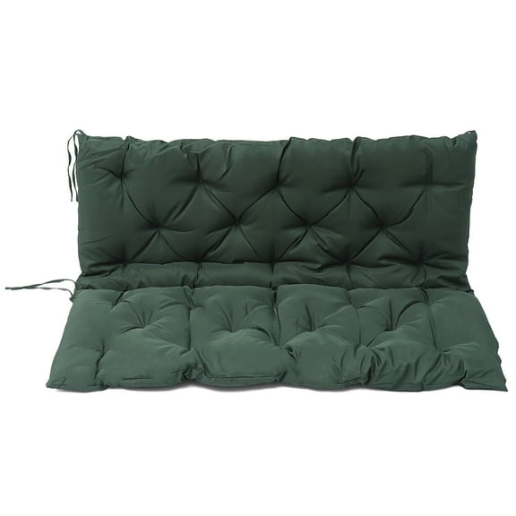 YEERSWAG 2/3 Seater Outdoor Swing Cushion Bench Cushion Patio Garden Furniture Chair Pad Backrest Mat Chair Cushion,47x39 inch