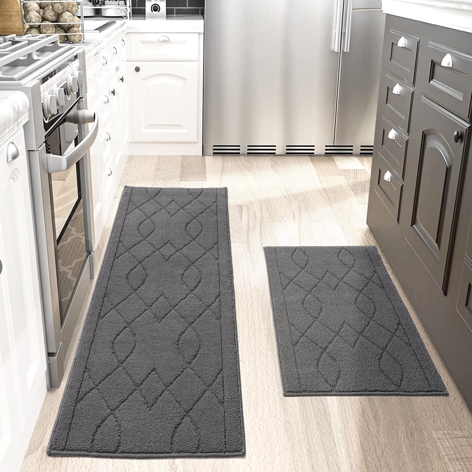Kitchen Rugs Sets of 2 YEERSWAG 22