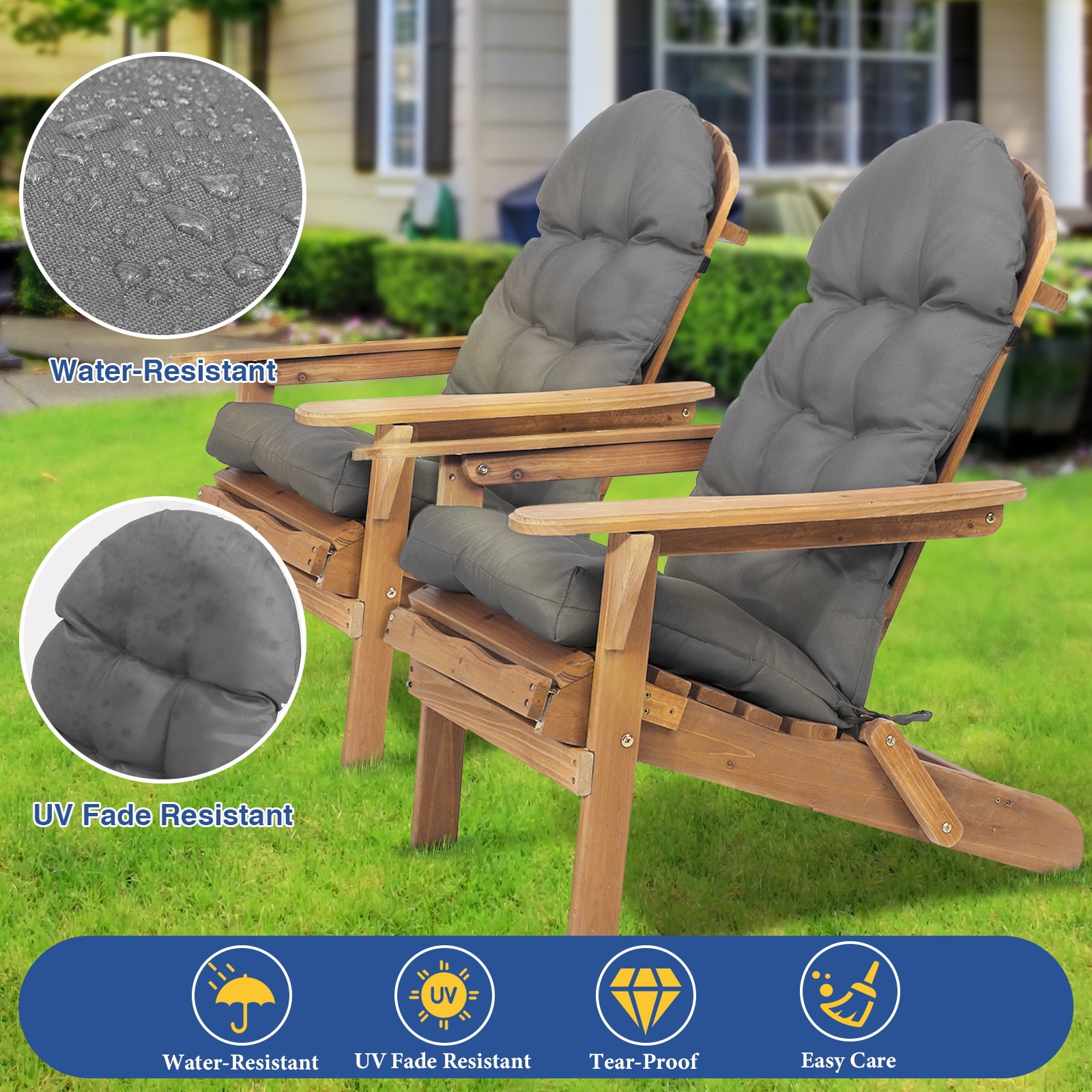 Lounge Cushion Best Cushions For Adirondack Chairs Throw Pillows