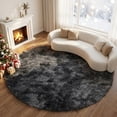 thumbnail image 1 of YEERSWAG 4'x4' Round Rugs for Bedroom,Fluffy Circle Rugs for Living Room,Home Decor Shaggy Carpet Fuzzy Plush Rug, 1 of 8
