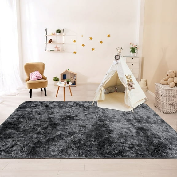 YEERSWAG 4'x6'Area Rugs Fluffy Rug Indoor Shaggy Rugs Area Rugs for Living Room Bedroom Carpet