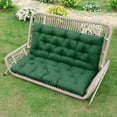 thumbnail image 1 of YEERSWAG 42"x40"x4.5" Dark Green Outdoor Bench Cushion, Loveseat Cushion for Patio Garden, 1 of 9