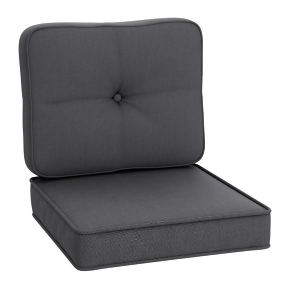 YEERSWAG 45x25 in Indoor Outdoor Deep Seat Cushion Set,Solid Waterproof Patio Chair Cushions Set for Outdoor Patio Furniture