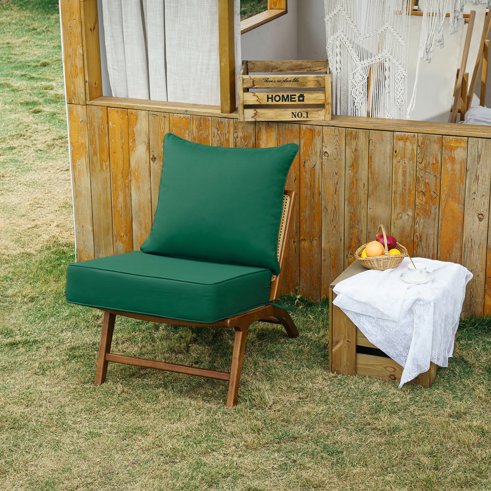 YEERSWAG 46.5x24x5.75 inch Outdoor Deep Seat Cushion Set,Water