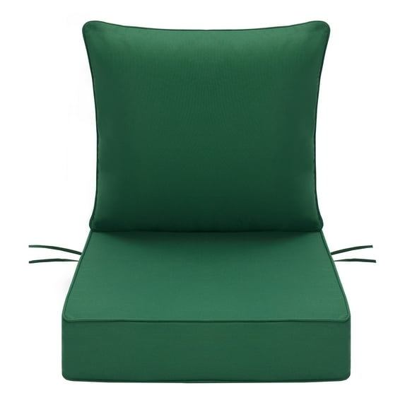 YEERSWAG 46.5x24x5.75 inch Outdoor Deep Seat Cushion Set,Water Repellant,Fade Resistant Patio Chair Cushion for Outdoor Patio Furniture