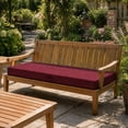 thumbnail image 1 of YEERSWAG Bench Cushion 48 x 18 Inch, Outdoor Patio Bench Cushion Thick Seat Cushion with Ties for Garden Porch Balcony Furniture, Red, 1 of 8