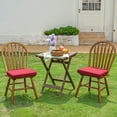 thumbnail image 1 of YEERSWAG 4pc Rounded Corner Outdoor Chair Cushion Filler High Density Sponge Seat Cushion,17x16x2 Inch, 1 of 10