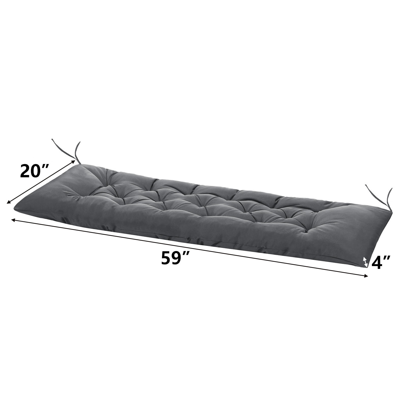 YEERSWAG Waterproof Outdoor Bench Cushion 59x20x4 