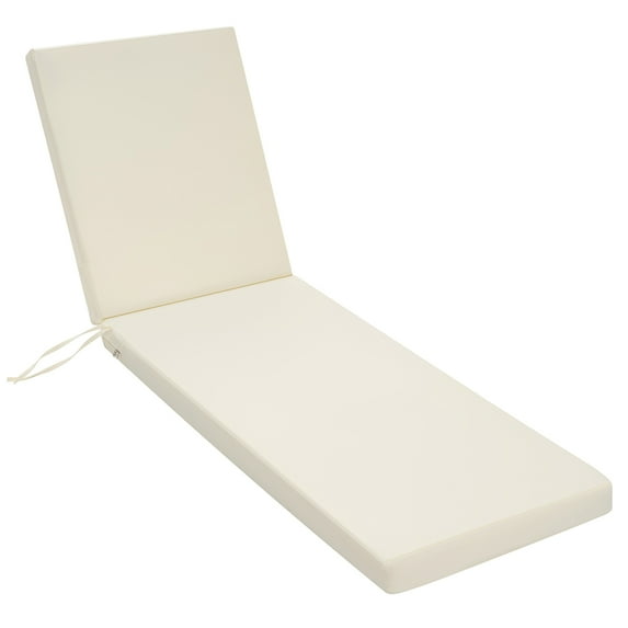 YEERSWAG 72x21x3 Inch Outdoor Chair Cushion Patio Chair Cushion Recliner Cushion Chaise Lounge Cushion Non Slip Beach Garden Furniture Cushion with Ties