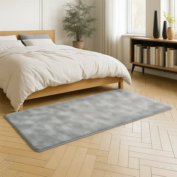 YEERSWAG 2.6x6.6ft Super Soft Shaggy Area Rugs for Living Room Bedroom,Fluffy Shag Rug Floor Rug,Anti-Skid Carpet